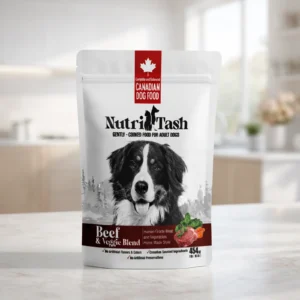 NUTRITASH Gently Cooked Beef & Veggie Blend Dog Food